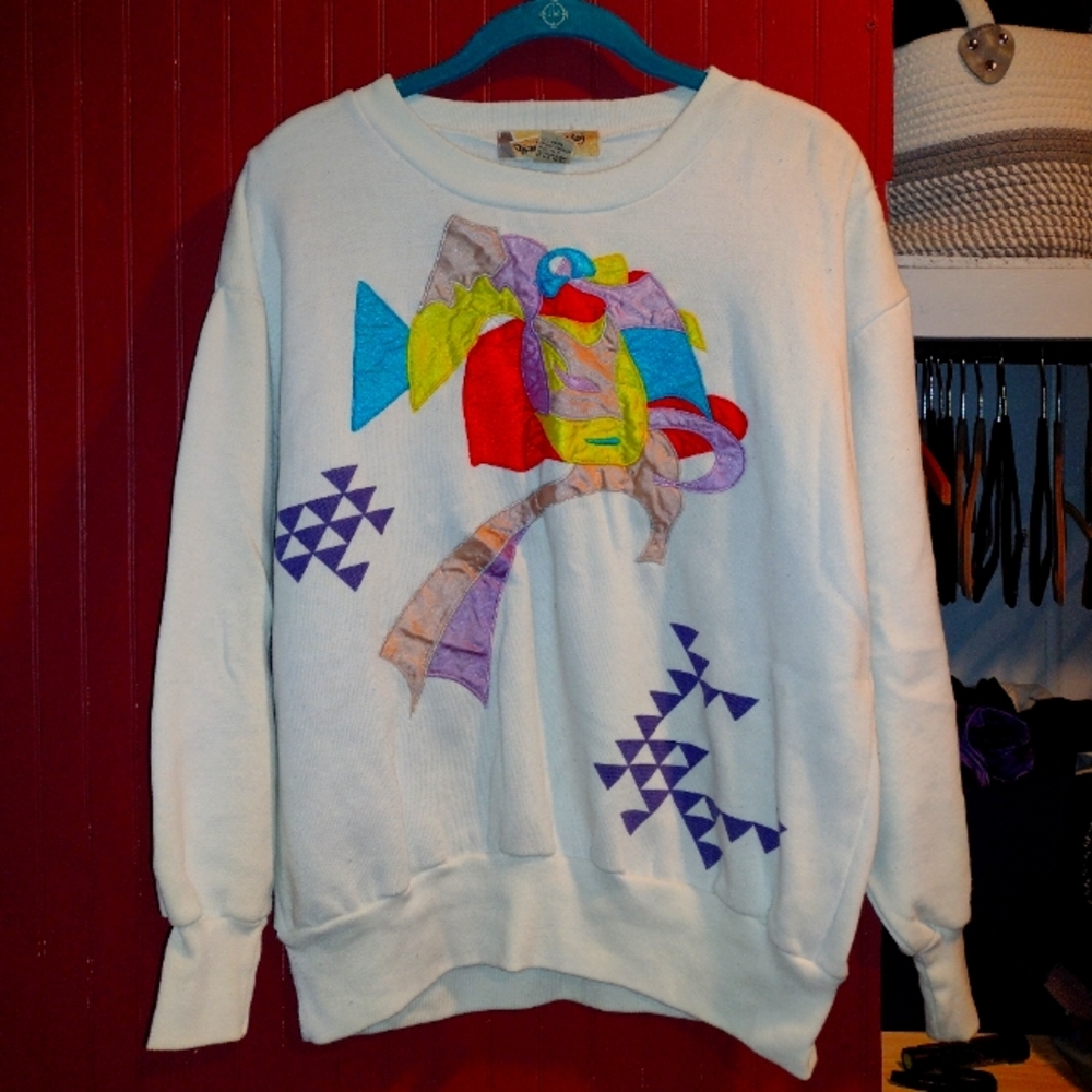 Diane Von Furstenberg 80s sweatshirt